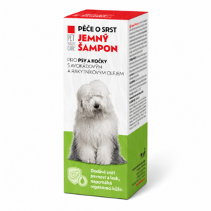 jemný šampon pro psy a kočky